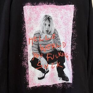 Machine Gun Kelly Tickets to My Downfall Tour 2021 Crewneck Sweatshirt Men’s S